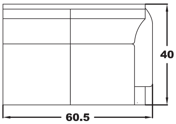 RIGHT ARM LOVESEAT