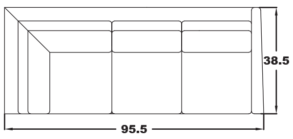 RIGHT ARM CORNER SOFA